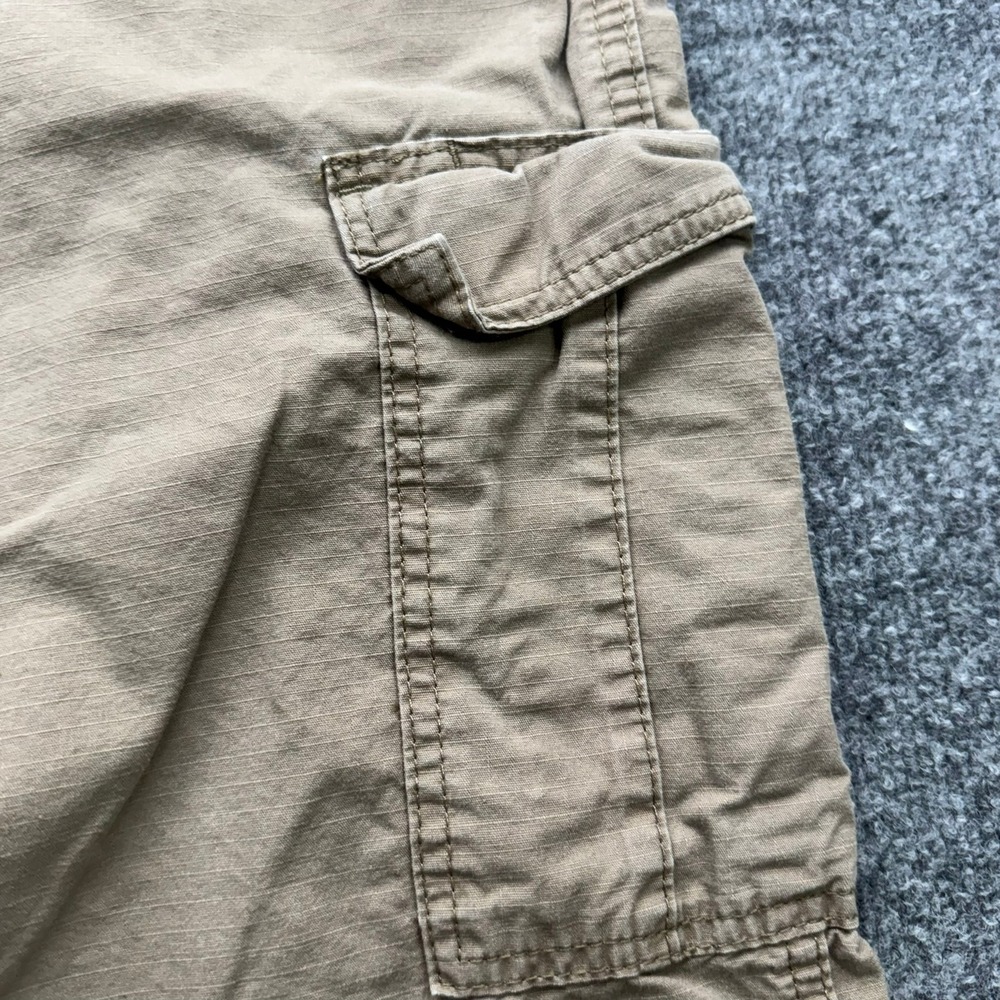 Wrangler Authentics Pants Men's Size 40x29 Khaki Cargo Work Utility Trousers - Picture 6 of 12